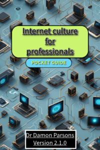 Cover of "Internet Culture for Professionals: Pocket Guide," a quick-reference resource on memes, online trends, and digital communities for frontline workers and clinicians.